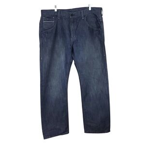 Levi's 569 Men’s 38 X 34 Relaxed Straight Jeans Flap Pockets